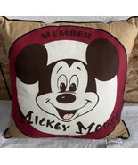 VTG 16” Art Disney Mickey Mouse Club Classic Throw Decorative Pillow Mul... - $726.74 MXN