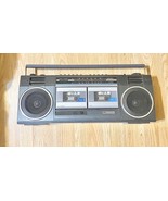 Vintage SR 2100 Series Double Cassette Recorder Radio AM/FM Boombox Made... - $25.00