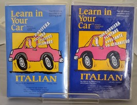 Vtg Learn Italian In Your Car Level 2 &amp; 3 Audio Cassettes- Brand NEW- Sealed - £11.01 GBP