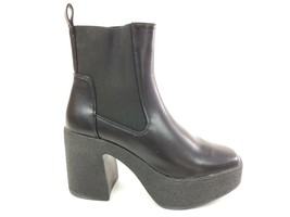 Truffle Collection Chunky Platform Chelsea Ankle Boots Size 39/6 US 8 - £24.40 GBP