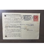 Vecchia cartolina telegramma dai Paesi Bassi alla Palestina 1938 - $10.16