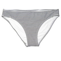 American Eagle Aerie Black + White Striped Full Coverage Bikini Bottoms Size S - £11.58 GBP