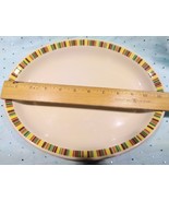 Vintage Shenango Striped Stoneware Oval Platter 11.25in X 9in - €23,41 EUR