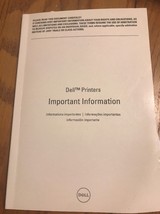 Dell Printers Important Information Instruction Manual Ships N 24h - £12.35 GBP