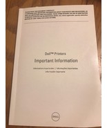 Dell Printers Important Information Instruction Manual Ships N 24h - €13,74 EUR