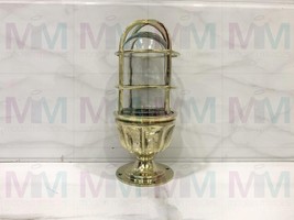 Nautical Style Brass Bulkhead Wall Light – Post Mounted New Ship Light F... - £105.66 GBP