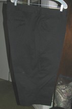 Black cropped Cotton Pants Size 24W Dockers - £15.68 GBP
