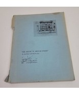 VTG The House in Mickle Street 1 hr Television Play Original Script Sign... - £151.83 GBP