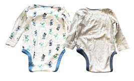 Disney Baby Bodysuit Lot 6 12 Months Mickey Winnie Pooh Long Sleeve image 3