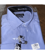 Dolce Roma Blue Dress Shirt Tailored Fit - $271.72 MXN