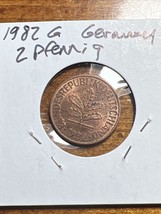 Coin Germany 2 Pfennig 1982 G - £2.35 GBP