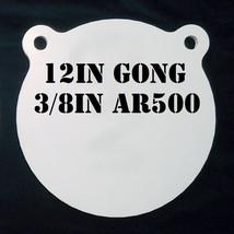 Magnum Target 12 in. AR500 Gong Shooting Target - 3/8 Thk Rifle Target -... - £55.78 GBP