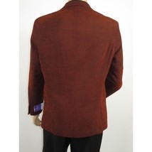Men's Zacchi Sport Coat Patch Elbow Chenille Velveteen Bryan Rust 74529 image 7