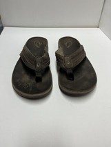 Olukai Ikoi - M Leather Sandal Flip Flops Mens Size Us M 12 Eur 45 - £38.91 GBP