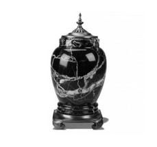 Italian Black Marble Adult Urn - £245.32 GBP