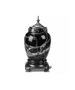 Italian Black Marble Adult Urn - $305.95