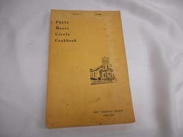 Old Vtg PHALA MOORE CIRCLE COOKBOOK First Christian Church LISBON OHIO - $29.69
