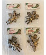 New Sealed 4 Vintage Cherubs Angels 4” Christmas Ornaments w Musical Ins... - $16.37