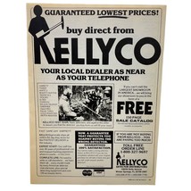 Kellyco Metal Detectors Distributors Vintage Print Ad 80s Winter Springs FL - £11.02 GBP