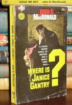John D. Mac Donald Where Is Janice Gantry? - £52.06 GBP