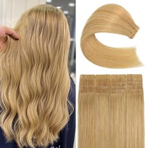 Honey Blonde Tape In Hair Extensions Remy Human Hair Strawberry Blonde 20Inch 20 - $47.99