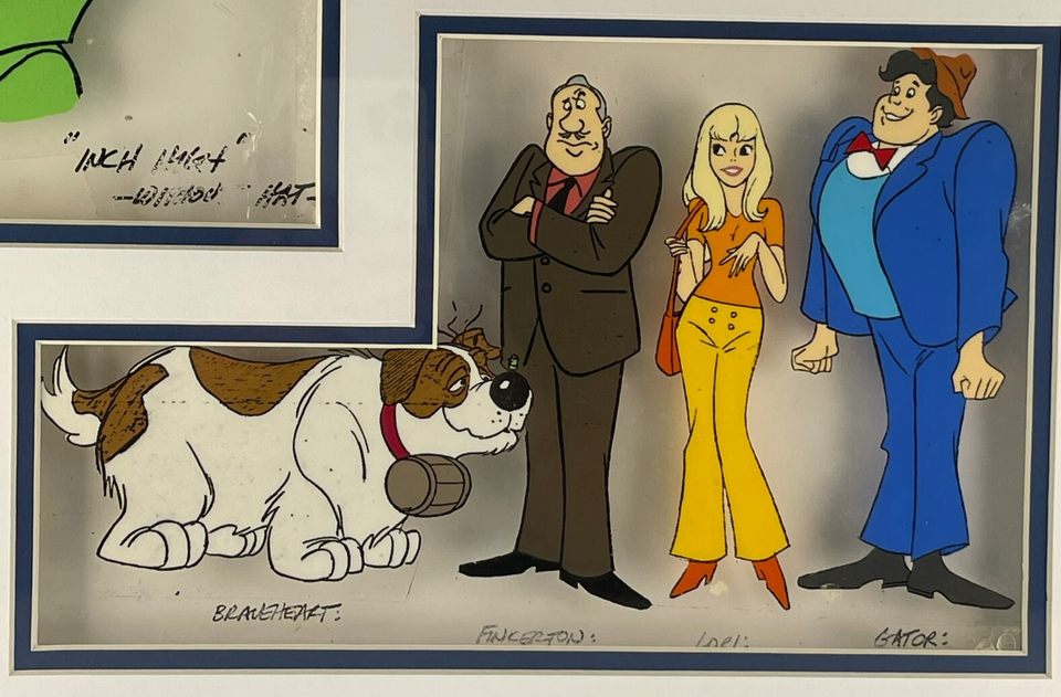 Original Inch High Private Eye " Painted Animation Cel Collage By Hanna-Barbe... Item image 10