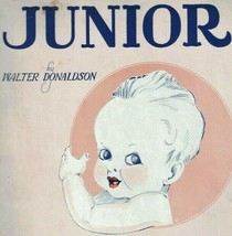 Junior By Walter Donaldson Vintage Sheet Music 1929 New York - £11.60 GBP