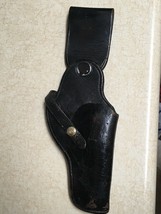 Vintage Bucheimer Leather Holster Black military police DJM RH gun pisto... - $74.99
