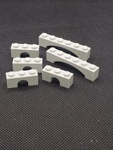 LEGO Part Light Bluish Gray Brick Arch 2 1 x 6 Raised 92950 &amp; 2 1x3 Arch... - £2.84 GBP