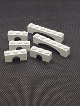 LEGO Part Light Bluish Gray Brick Arch 2 1 x 6 Raised 92950 &amp; 2 1x3 Arch... - £2.90 GBP