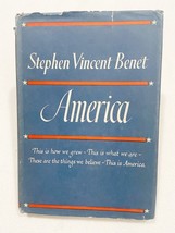 America by Stephen Vincent Benet 1944 Hardcover w Dust Jacket - £12.77 GBP