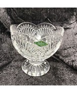 Shannon Crystal Footed Bowl Scalloped Edge Hand Crafted Designs Of Ireland - £20.95 GBP