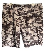 Levi’s Men’s Size 42 Black Gray Camo Cargo Shorts Y2K Cotton Outdoor Rugged - $19.65