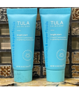 Lot 2 Tula Bright Start Vitamin C Antioxidant Brightening Moisturizer .5... - £9.87 GBP