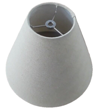 Tan Linen 4 x 10 x 8 Cone Lamp Shade New - $21.12