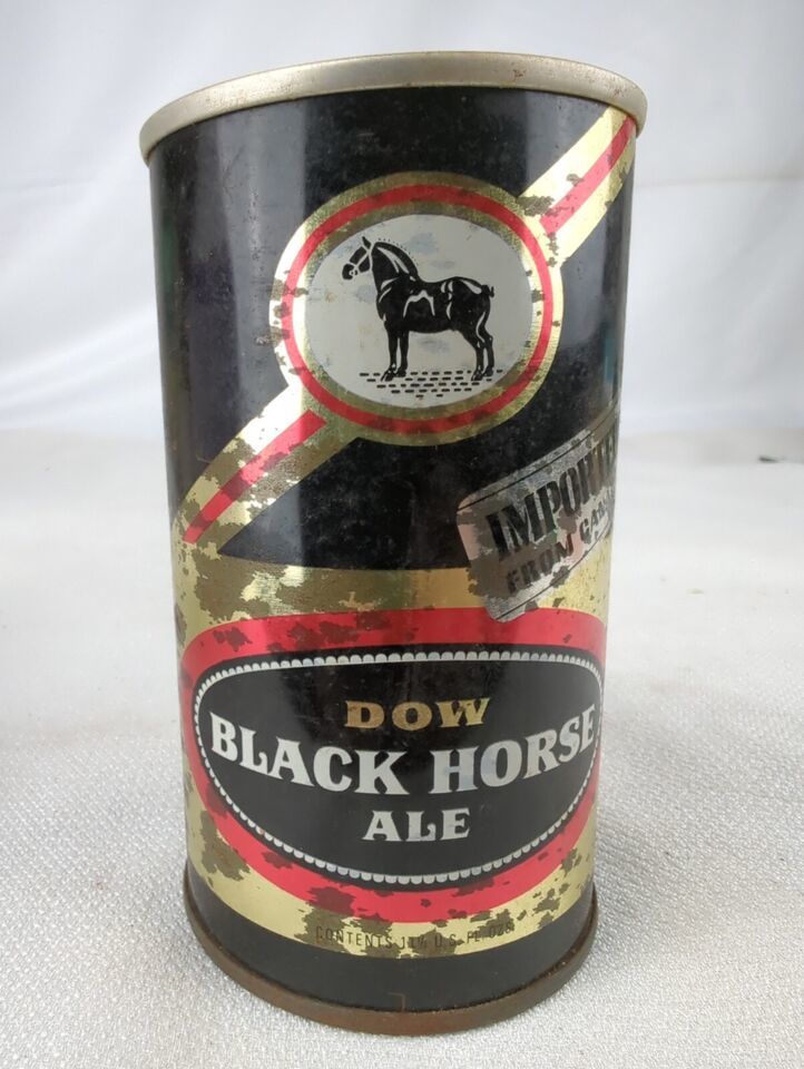 Primary image for Dow Black Horse Ale Pull Tab Beer Can Toronto Canada EMPTY