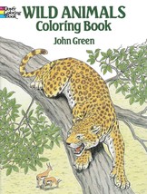 Dover Publications-Wild Animals Coloring Book (Pack of 1) - $646.15 MXN