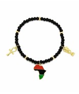 [Icemond] Africa Theme Stretchable Wooden Bead Anklet - $17.99