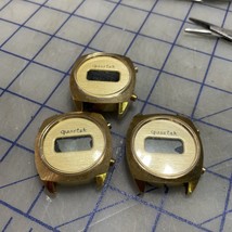 Vintage Quartek Digital Watches For Parts Or Repair 35mm - $17.03