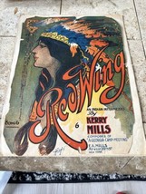 Red Wing An Indian Intermezo by Kerry Mills Antique Sheet Music 1907 - $60.52