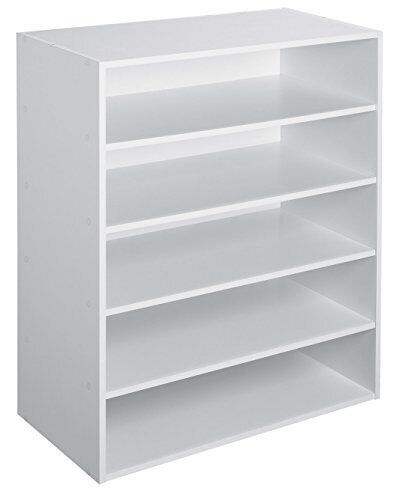 ClosetMaid 1565 Stackable 5-Shelf Organizer White - $124.80