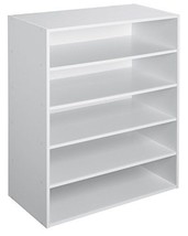 ClosetMaid 1565 Stackable 5-Shelf Organizer White - £99.74 GBP