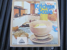 Vintage Cobra 1960s Kitchen Baking Scale Cobra NOS Smoked Amber Bowl - £13.71 GBP