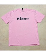 Amy Schumer 2022 Whore Comedy Tour Pink Double Sided T-Shirt - Size XL - $475.03 MXN