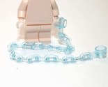 Minifigure Long Chain Clear Ice Blue US Seller - $3.98