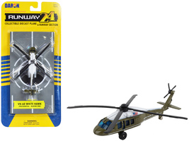 Sikorsky VH-60 White Hawk Helicopter Olive Drab with White Top &quot;United States Pr - $23.22