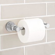 Signature Hardware 447224 Greyfield Pivoting Toilet Paper Holder-Polishe... - £47.26 GBP