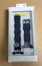 Heyday Silicone Watch Band fits Apple Watch 42-45mm - Black - £5.57 GBP