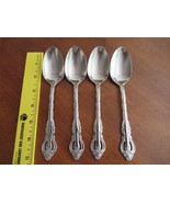 International Stainless 18/10 Countess 4x Tablespoon Soup Lot Pierced Fl... - £12.69 GBP
