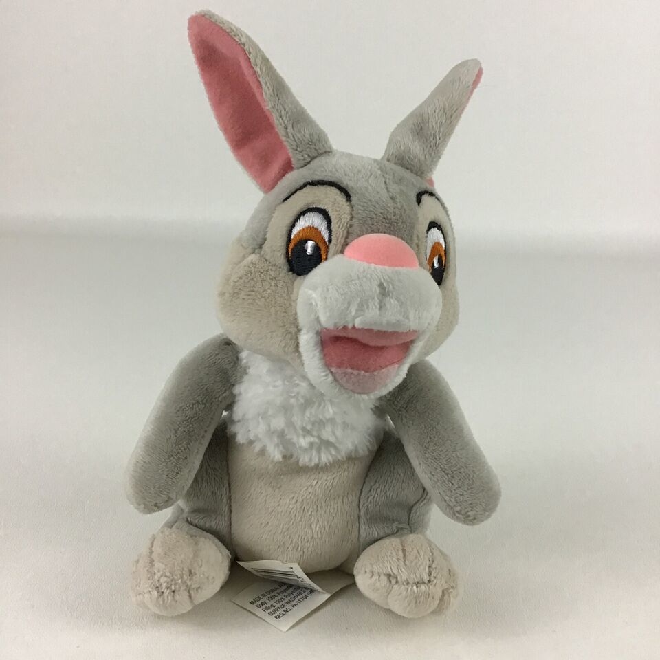 Disney Bambi Movie Thumper Bunny Rabbit 6&quot; Plush Bean Bag Stuffed Animal... - $14.80